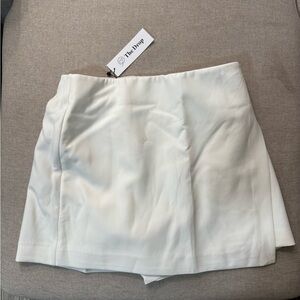 The Drop Women's White Mini Skirt